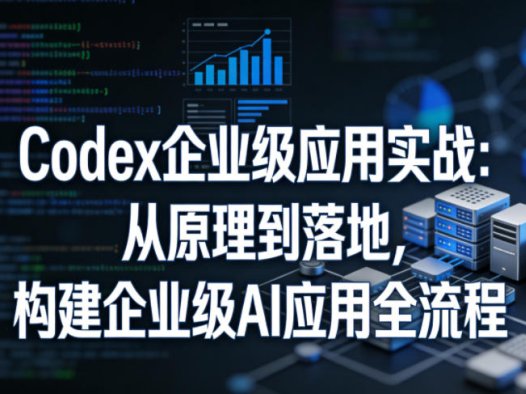 Codex企业级应用实战 众创全套 旅行攻略网站+管理系统重构 完整无加密